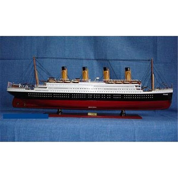 Old Modern Handicrafts Old Modern Handicrafts C012 Titanic Painted L Model Boat C012 - main